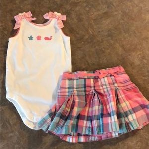 Janie and Jack Seashore top and skort